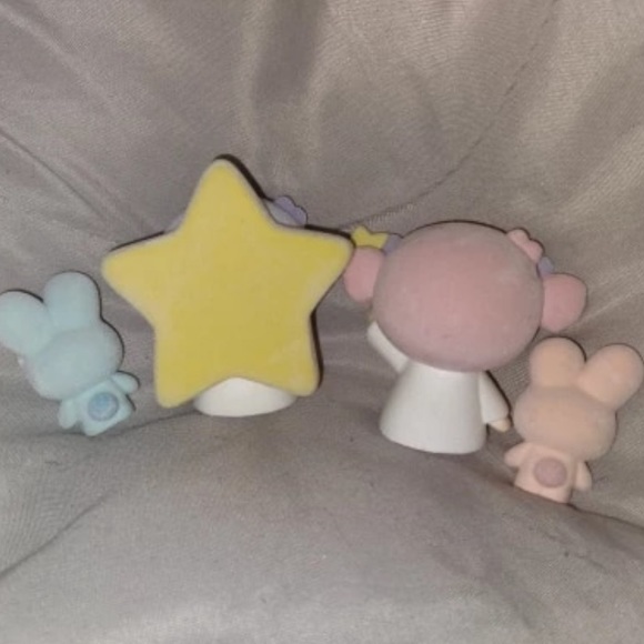 4x Little Twin Star Figure Collectible Figurine Set Sanrio Japan Kawaii Velvet - Picture 9 of 13